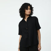 Noir Set of 3 - Shirt, Slip Top & Pants - White & Black